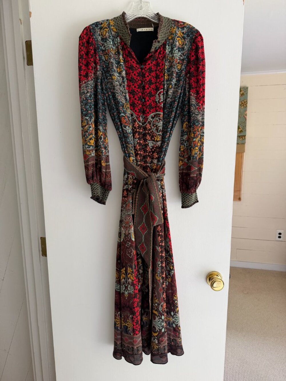 Alice and Olivia: Brielle Button Down Kimono Dress: Size 8